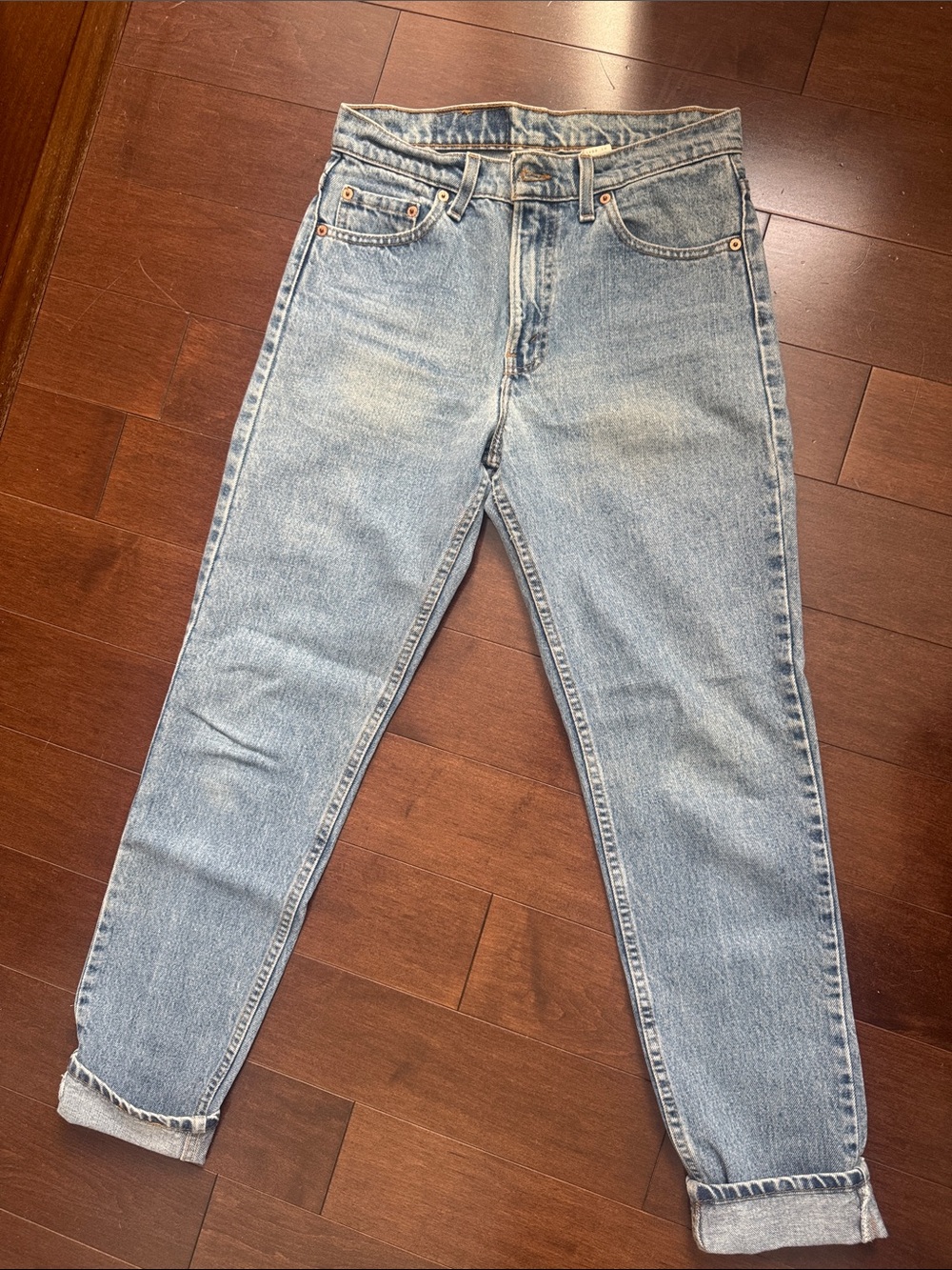 Levi's Light Blue High-Rise Mom Jeans